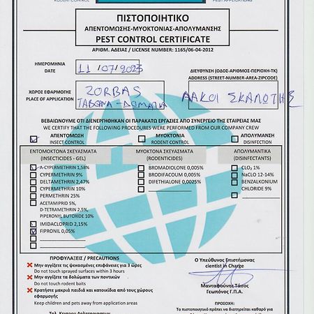 Zorbas Rooms 弗朗哥卡斯特隆 外观 照片